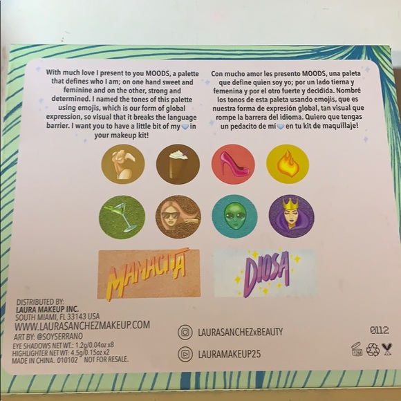 NIB Laura Sanchez Moods Eyeshadow Palette - Picture 5 of 8